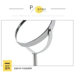 Household Makeup Mirror Circular Portable Double-sided Metal Frame 1:2 Enlarged Desktop 360 Degree Rotating Mirror - Image 12