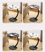 Simple Edge Table Design Bedside Table Balcony Cloud Table Simple Small Dining Table Small Storage Rack - Image 16