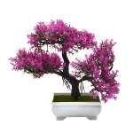 Artificial Plants Bonsai Small Tree Pot Fake Plant Flowers Potted Ornaments For Home Room Table Decoration Hotel Garden Decor - Image 11