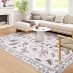 Rug for Living Room Carpet Large Size Bedroom Bedside Floor Mat Green Insect Carpets Tropical Rainforest Home Decoration Rugs - Image 2