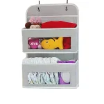 5-Shelf Hanging Storage Organizer - Behind Door, Anti-Tilt, 5 Large Capacity Pockets, Suitable for Bedroom, Bathroom - Image 8