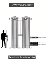 European Curry Eight Wave Perforated Curtains Living Room Bedroom Blackout Decorative Curtains, Party Decoration - Image 7