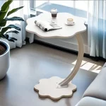 Simple Edge Table Design Bedside Table Balcony Cloud Table Simple Small Dining Table Small Storage Rack - Image 6