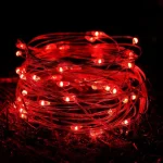 LED Fairy Lights Battery Operated String Lights Waterproof Silver Wire Firefly Starry Lights  Wedding Party Xmas Christmas Decor - Image 22