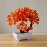 Artificial Plants Bonsai Simulated Tree Potted Plants Fake Flowers Table Potted Ornaments - Image 9
