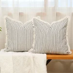 1pc Throw Pillow Covers - Comfortable Striped Throw Pillowcase  For Home Bedroom Living Room, Car & Sofa Decor - Perfect Gift - Image 5