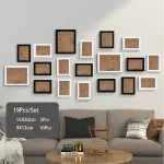 14/19Pcs Photo Frames For Pictures Wall Picture Frame Wooden Frame For Wall Hanging Photo Decor Wedding Party Home Decoration - Image 11