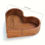 Heart Shaped Plates Dessert Trays Sushi Serving Tray Candy Dishes Decorative Wooden Pallets Decorate Valentines Day Candy Dish - Image 8