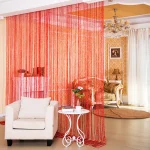 Curtains For Living Room 50CMX200CM Thread Curtain For Living Room Door Wall Window Panel Room Divider Decorative Tassel Curtain - Image 3