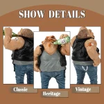 Funny Biker Figurine with Beer Bottle, Resin Home Decor, Desk Shelf Fireplace Decoration, Classic Man Cave Statue Table Ornament - Image 4