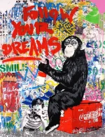 Modern Abstract Street Wall Art Painting Banksy Graffit Art Canvas Painting Prints Poster Cuadros Wall Art Pictures Home Decor - Image 24