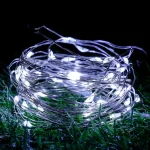 LED Fairy Lights Battery Operated String Lights Waterproof Silver Wire Firefly Starry Lights  Wedding Party Xmas Christmas Decor - Image 19