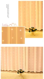 LED Curtain Lights Warm Fairy String Lights Festival USB Lighting Rainbow Window Lamp Home Bedroom Wedding Christmas Decoration - Image 12