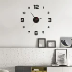 Luminous Digital Clock DIY Stereoscopic Wall Clock Silent Clock Living Room Bedroom Wall Clock Home Decorations - Image 6