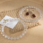 Round Metal Tray Fruit Cake Dessert Trays Jewelry Dish Earrings Necklace Ring Storage Plates Display Bowl Decoration Sauce Dish - Image 35