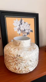 Table Ceramics Vase Flower Arrangement Vintage Vases Wedding Bedroom Elegant Design Flower Bottle Luxury Home Decor Vases - Image 30