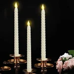 LED Flameless Taper Candles Lights Window Decorative Christmas Candles Lamp Electric Long Candles 3D-Wick Flameless Candlesticks - Image 17