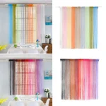 Curtains For Living Room 50CMX200CM Thread Curtain For Living Room Door Wall Window Panel Room Divider Decorative Tassel Curtain - Image 2