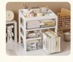 Drawer Desktop Organizer, Organizer Drawers, Desk Stationery Organizer, Multifunctional Dustproof Large Capacity Office Shelf - Image 19