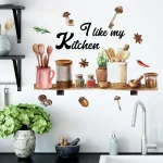 Wall Stickers Removable Waterproof Wall Decals Hand Painted PVC Wall Posters Dining Room Decoration Kitchen Decor - Image 3