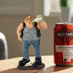 Funny Biker Figurine with Beer Bottle, Resin Home Decor, Desk Shelf Fireplace Decoration, Classic Man Cave Statue Table Ornament - Image 3