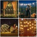 LED Curtain Lights Warm Fairy String Lights Festival USB Lighting Rainbow Window Lamp Home Bedroom Wedding Christmas Decoration - Image 15