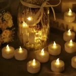 LED Candles 48/24/12 Pack Battery Operated Candles Batteries Lights Candles to Create Warm Ambiance Naturally Flickering Bright - Image 6