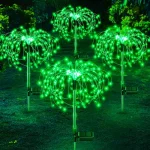 LED Solar Firework Lights Garden Decoration Fairy Lights Waterproof Outdoor Dandelion Lawn Lamp for Garden Landscape Lawn Decor - Image 10