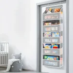5-Shelf Hanging Storage Organizer - Behind Door, Anti-Tilt, 5 Large Capacity Pockets, Suitable for Bedroom, Bathroom - Image 4