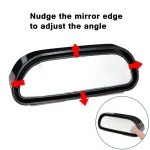 Auto Mirror Adjustable Wide Angle Side Rear Mirror Blind Spot Convex Mirrors For Car Reverse Parking Auxiliary Rear View Mirror - Image 10