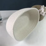 Desktop Organize Boxs Cotton Rope Woven Storage Baskets Desktop Decorate Basket Sundries Key Cosmetics Storage box 면 끈 수납함 - Image 11