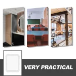 Magnetic Mirror For Accessories Mini Decorative Mirrors Bathroom School Office Cabinet Makeup Mirror High Definition - Image 5