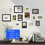 14/19Pcs Photo Frames For Pictures Wall Picture Frame Wooden Frame For Wall Hanging Photo Decor Wedding Party Home Decoration - Image 3