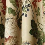 Living Room Bedroom Curtains 1PC French Modern Fashion Small Floral