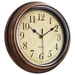 Wall Clock 12-inch Large Retro Wall Clocks Non Ticking Classical Quiet Clocks Living Room Kitchen Bedroom Office Decor A0KF - Image 8
