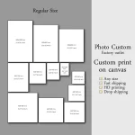 Wall Art With Your Photo Painting Decoration Picture for Living Room Personalized Gift Custom Poster Any Size Print Canvas - Image 4