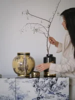 Ceramics Vases Modern Storage Flower Bottle Sculptures Elegant Room Ornaments Home Decoration Table Top Items Holiday Gifts - Image 16