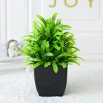 1pc Artificial green plants, home greening, outdoor gardens, office decoration, birthday, wedding and party scene decorations - Image 8