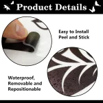 Inspirational Wall Stickers Motivational Removable Wall Decor Positive Word Butterfly decals Peel and Stick - Image 5