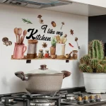 Wall Stickers Removable Waterproof Wall Decals Hand Painted PVC Wall Posters Dining Room Decoration Kitchen Decor - Image 5