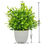 1pc Artificial Plants with Plastics Pots Perfect Greenery for Home DecorationsOffice Desk Living Room and Bedroom Decoration - Image 12
