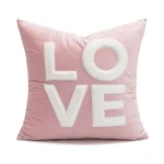 Romantic Wedding Throw Pillow Modern Pink Ins Style Living Room Wedding Room Sofa Bedhead Cushion Cover - Image 6