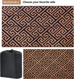 Indoor Outdoor Area Rug Home Garden Living Room Floor Carpet Anti-slip Waterproof Portable Folding RV Camping Awning Picnic Mat - Image 8