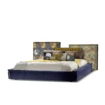 Create Wedding Bed Aesthetics High Quality Aesthetics Modern Frame Bed Home Light Luxury Double Cama De Casal Bedroom Furniture - Image 6