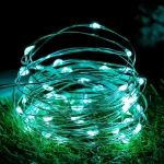 LED Fairy Lights Battery Operated String Lights Waterproof Silver Wire Firefly Starry Lights  Wedding Party Xmas Christmas Decor - Image 24