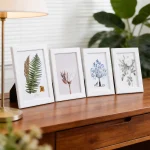 Multi-size tabletop photo frames for displaying 5, 6, 7, and 8-inch photos, suitable for placement in living rooms, bedrooms - Image 3