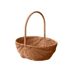 Practical Storage Basket With Sturdy Handle Home Space-Saving Desktop Storage Decor Family Snacks Sundries Storage Basket - Image 7