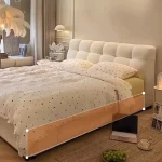 Bedroom Modern Bed Headboards Single Sleeping Double Girls Design Luxury Bed Simple European Letto Matrimoniale Unique Furniture - Image 6