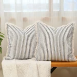1pc Throw Pillow Covers - Comfortable Striped Throw Pillowcase  For Home Bedroom Living Room, Car & Sofa Decor - Perfect Gift - Image 16