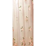 Embroidered Curtains for Living Room Bedroom Pink Flower Curtain Simple Modern Blackout Girl's Windows Backdrop European Luxury - Image 9